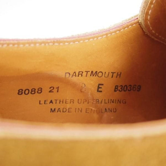 極上★クロケット&ジョーンズ 8E【★(英)ポールスミス別注/Paul Smith】DARTMOUTH/318ラスト/プレーントゥ/Vフロント/Crockett&Jones★e192