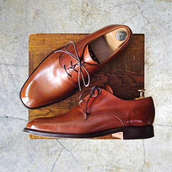 チーニー 7F【貴重★(英)ポールスミス別注　カーフレザー　CHEANEY 極上☆(英)チーニー 7F【貴重☆(英)ポールスミス別注/プレーン