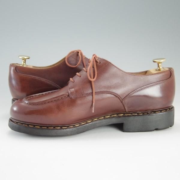 極上★パラブーツ SIZE 7.5【定価￥70,200-★シャンボード/CHAMBORD】マロン/MARRON/リスレザー/TEXソール/Uチップ/茶/Paraboot★e197