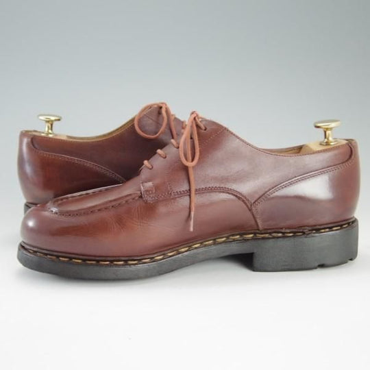 極上★パラブーツ SIZE 7.5【定価￥70,200-★シャンボード/CHAMBORD】マロン/MARRON/リスレザー/TEXソール/Uチップ/茶/Paraboot★e197