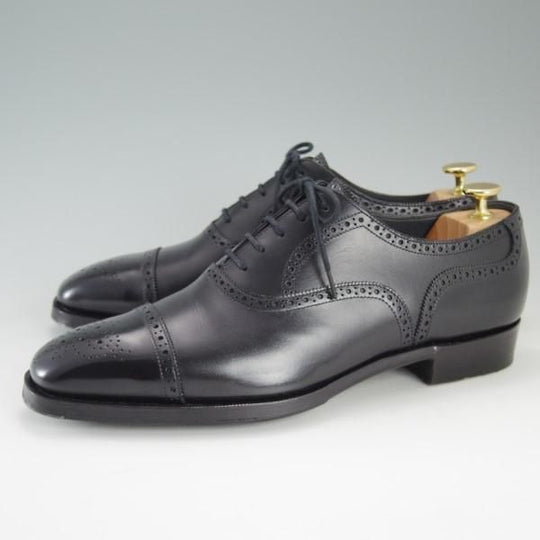 美品★OTSUKA M-5/オーツカエムファイブ 26EE【モデル定価￥48,600-★M5-310/セミブローグ】B-715ラスト/カーフ/黒/メンズ★e204