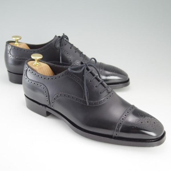 美品★OTSUKA M-5/オーツカエムファイブ 26EE【モデル定価￥48,600-★M5-310/セミブローグ】B-715ラスト/カーフ/黒/メンズ★e204