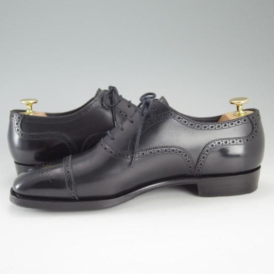 美品★OTSUKA M-5/オーツカエムファイブ 26EE【モデル定価￥48,600-★M5-310/セミブローグ】B-715ラスト/カーフ/黒/メンズ★e204