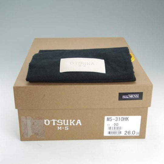 美品★OTSUKA M-5/オーツカエムファイブ 26EE【モデル定価￥48,600-★M5-310/セミブローグ】B-715ラスト/カーフ/黒/メンズ★e204