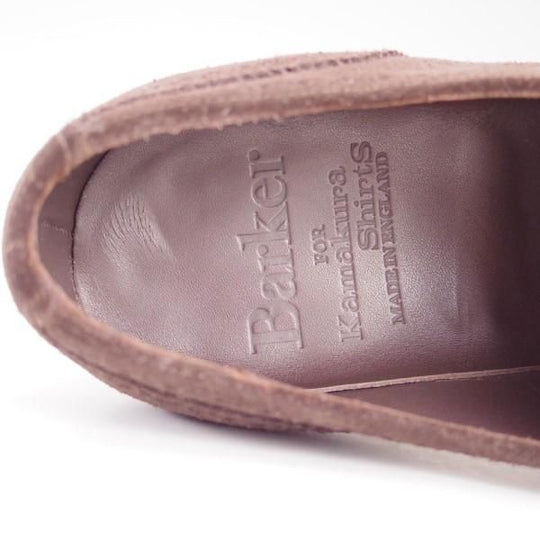 未使用★(英)バーカー 7.5E【貴重★ダイナイトソール仕様/フルブローグ】スエード/濃茶/メンズ/BARKER★e205