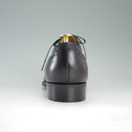 ほぼ未使用★三陽山長 SIZE 7.5【定価￥75,600-★鷲六郎/R2010ラスト】SHUROKURO/フルブローグ/カーフ/黒/メンズ/SanyoYamacho★e206