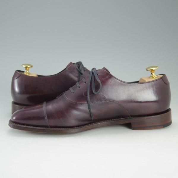 美品★シェットランドフォックス SIZE 7.5【定価￥54,600-★ブリストルシリーズ/3083】ストレートチップ/カーフ/赤茶/Shetlandfox★e207