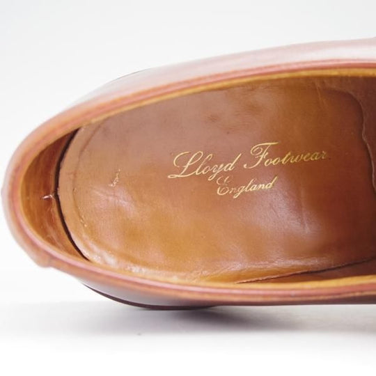 極上★クロケット&ジョーンズ6E【★ロイドフットウェア別注/Lloyd Footwear】297ラスト/パンチドキャップトゥ/茶/Crockett&Jones★e210