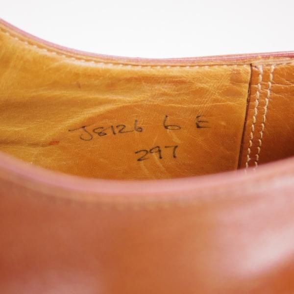 極上★クロケット&ジョーンズ6E【★ロイドフットウェア別注/Lloyd Footwear】297ラスト/パンチドキャップトゥ/茶/Crockett&Jones★e210