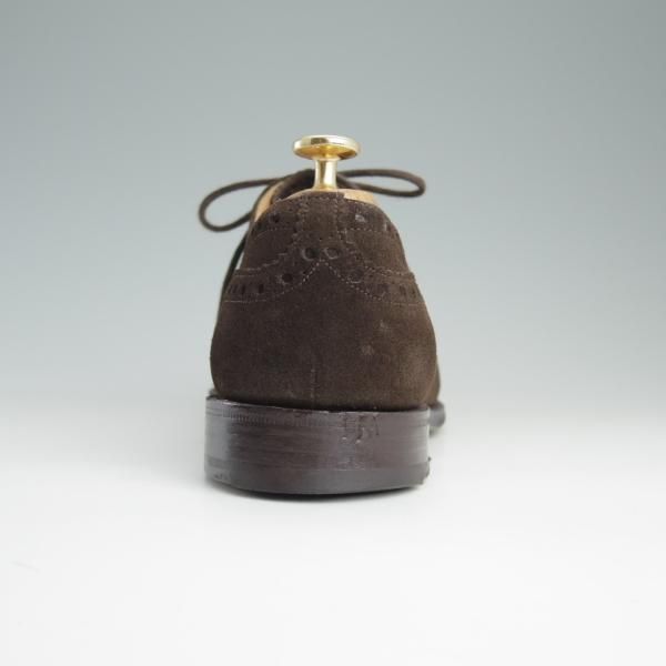 極上★チャーチ 85F/UK8.5【復刻版★73ラスト仕様のバーウッド/BRISBANE】ブリスベン/フルブローグ/スエード/濃茶/メンズ/Church's★e211