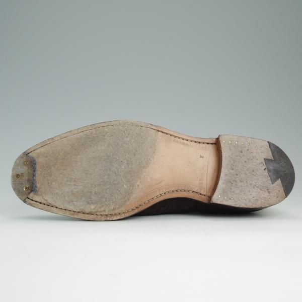 極上★チャーチ 85F/UK8.5【復刻版★73ラスト仕様のバーウッド/BRISBANE】ブリスベン/フルブローグ/スエード/濃茶/メンズ/Church's★e211