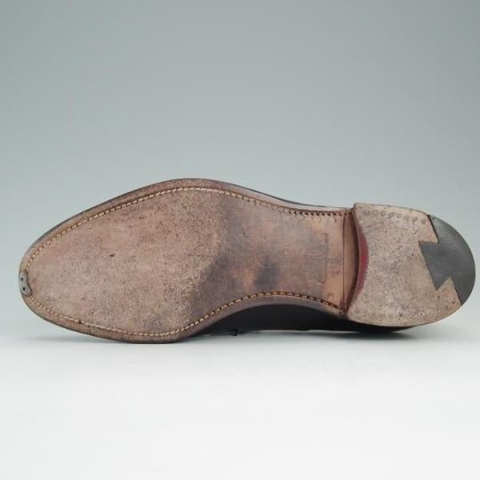 極上★チャーチ 55F/UK5.5【旧チャーチ★LUDGATE/84ラスト/3都市ロゴ】ルゲート/パンチドキャップトゥ/カーフ/黒/メンズ/Church's★e212