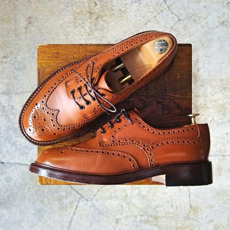 極上★(英)アルフレッド・サージェント 8FX【バートン似寄モデル★カントリーシューズ/APPLEBY】77ラスト/カーフ/Alfred Sargent★e213