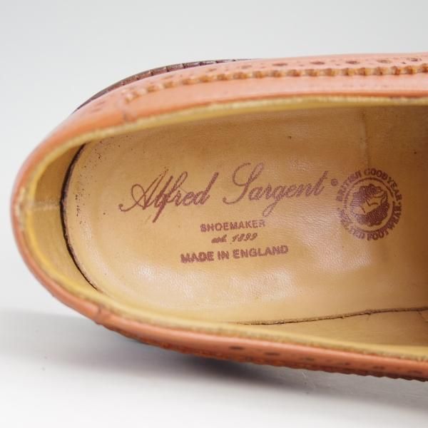 極上★(英)アルフレッド・サージェント 8FX【バートン似寄モデル★カントリーシューズ/APPLEBY】77ラスト/カーフ/Alfred Sargent★e213