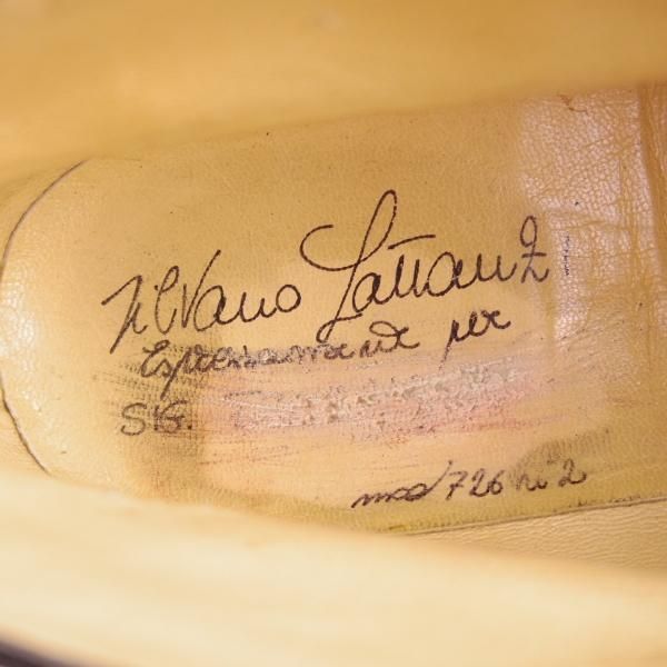 極美品★(伊)シルヴァノ・ラッタンジ UK7程度【貴重★ノルベジェーゼ製法/ブーツ】グレインレザー/シルバノ/Silvano Lattanzi★e215