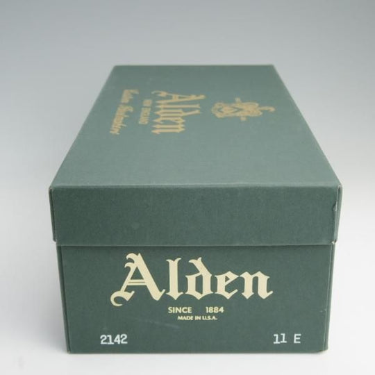 美品★オールデン 11E【貴重★ラベロコードバン/2142】アバディーンラスト/セミブローグ/茶/メンズ/Alden★e217
