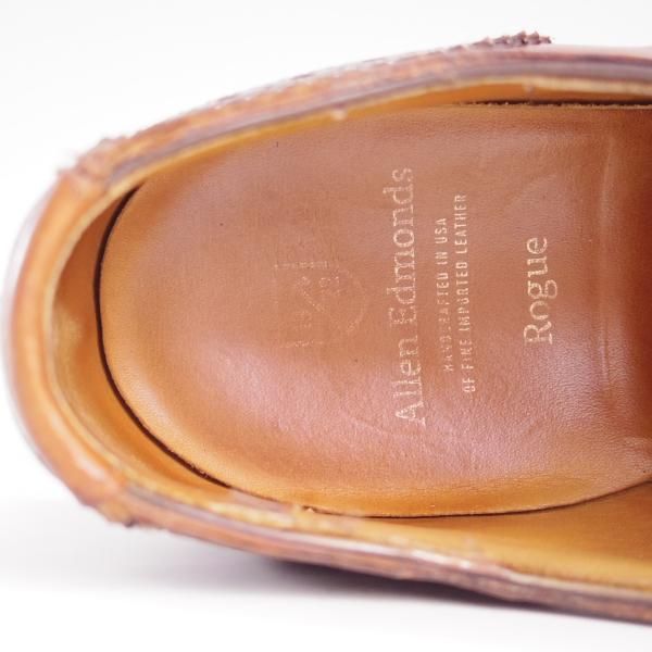 極美品 アレン・エドモンズ Allen Edmonds セミブローグ 7.5 ブランド,アレン・エドモンズ（Allen Edmonds）,セミブローグ