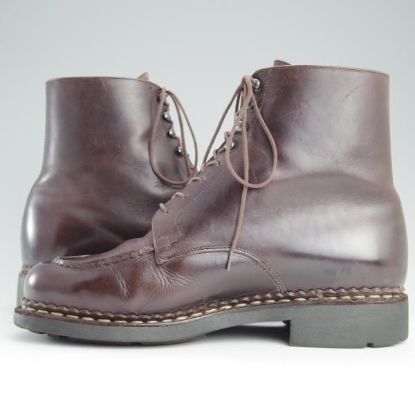 極上★パラブーツ SIZE 6【定価￥79,920-★ブーツ仕様シャンボード/BEAULIEU】Uチップ/リスレザー/カフェ/濃茶/メンズ/Paraboot★e219