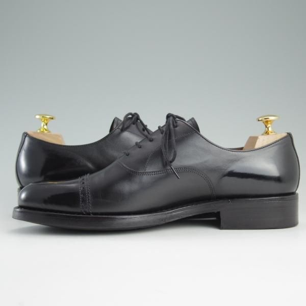 極美品★(スペイン製)YANKO/ヤンコ SIZE 6.5【グッドイヤーウェルテッド製法★パンチドキャップトゥ】14428/カーフ/黒/メンズ★e220