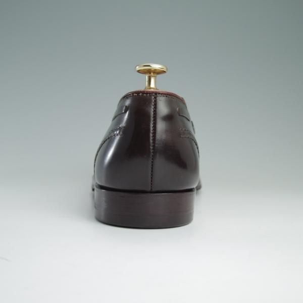 極上★クロケット&ジョーンズ UK8/US8.5E【貴重★ブラウン/コードバン仕様/ラルフローレン別注】タッセルローファー/Crockett&Jones★e221