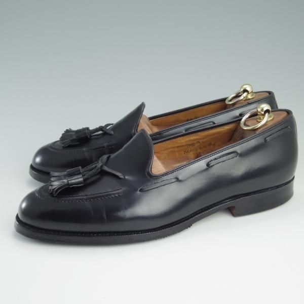 極上★チャーチ 85F/UK8.5【旧チャーチ★ブックバインダーカーフ/3都市ロゴ】93ラスト/KEATS/タッセルローファー/メンズ/Church's★e224