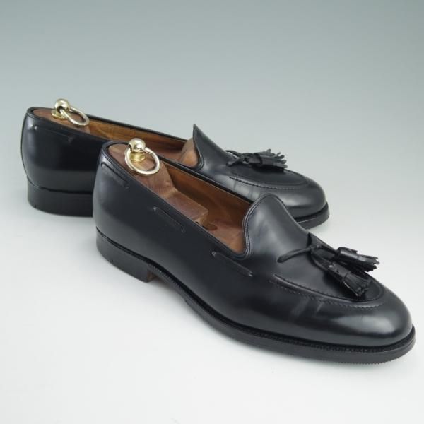 極上★チャーチ 85F/UK8.5【旧チャーチ★ブックバインダーカーフ/3都市ロゴ】93ラスト/KEATS/タッセルローファー/メンズ/Church's★e224