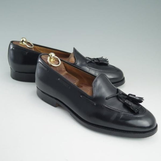 極上★チャーチ 85F/UK8.5【旧チャーチ★ブックバインダーカーフ/3都市ロゴ】93ラスト/KEATS/タッセルローファー/メンズ/Church's★e224