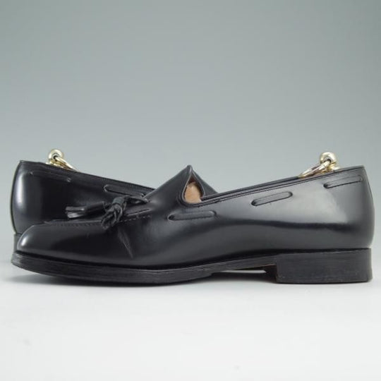 極上★チャーチ 85F/UK8.5【旧チャーチ★ブックバインダーカーフ/3都市ロゴ】93ラスト/KEATS/タッセルローファー/メンズ/Church's★e224