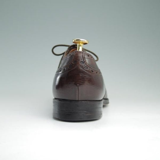 極上★チャーチ 80F/UK8【旧チャーチ★鹿革/(英)GORDON SCOTT別注】3都市ロゴ/DEERSKIN/84ラスト/フルブローグ/メンズ/Church's★e225