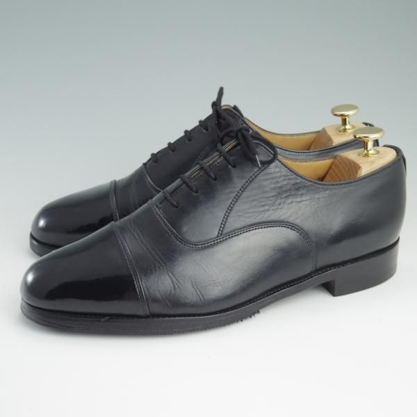 極上★(英)アルフレッド・サージェント 8.5F【★(英)GIEVES&HAWKES/ギーブス＆ホークス別注】ストレートチップ/黒/Alfred Sargent★e226