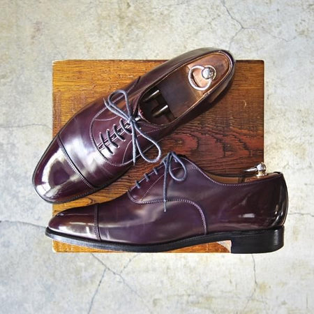 極上★(英)アルフレッド・サージェント製 UK8/US8.5D【貴重★ROYAL TWEEDライン/ストレートチップ】87ラスト/Alfred Sargent★e227