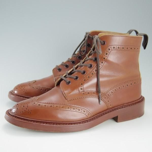 極上★トリッカーズ SIZE 7.5【定価￥83,160-★MALTON/モールトン/マロンアンティーク】M2508/カントリーブーツ/メンズ/Tricker's★e229