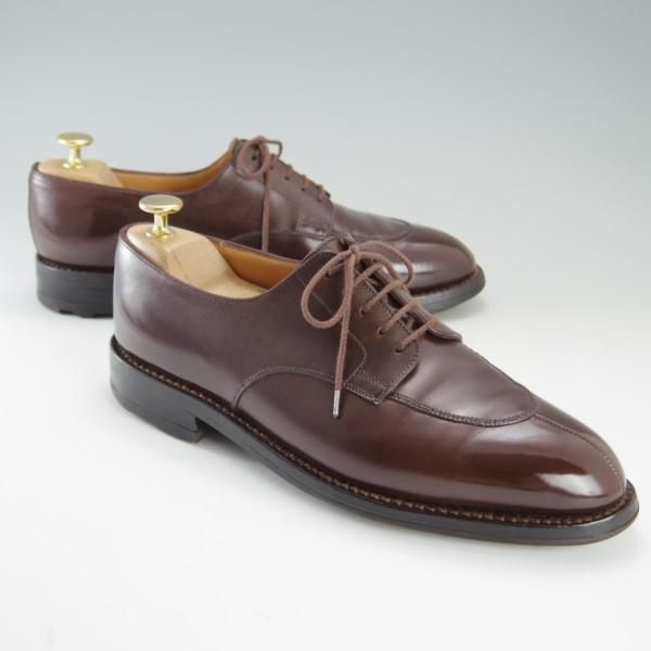 極上★J.M.ウェストン 7.5B【定価￥129,600-★スプリットトゥ・クラシックダービー/598】22ラスト/Uチップ/茶/Weston/ウエストン★e231