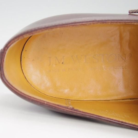 極上★J.M.ウェストン 7.5B【定価￥129,600-★スプリットトゥ・クラシックダービー/598】22ラスト/Uチップ/茶/Weston/ウエストン★e231