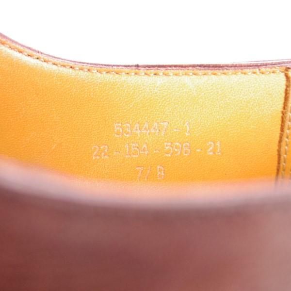 極上★J.M.ウェストン 7.5B【定価￥129,600-★スプリットトゥ・クラシックダービー/598】22ラスト/Uチップ/茶/Weston/ウエストン★e231