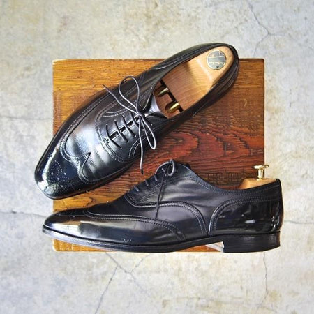 ★チャーチ 80F/UK8【73ラスト仕様★フルブローグ/CADIZ】カディス/カーフ/黒/メンズ/Church's★e233