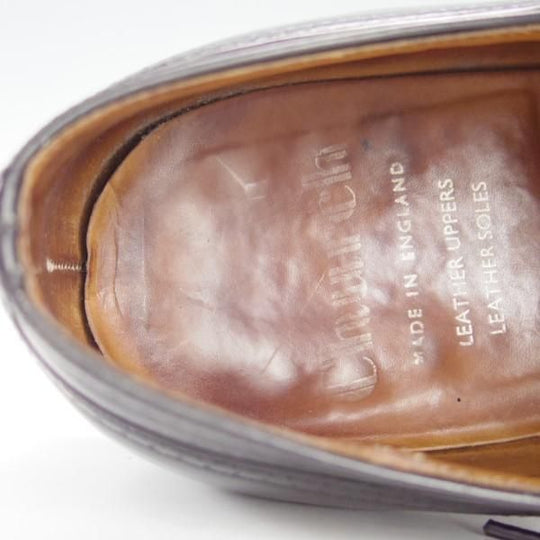 ★チャーチ 80F/UK8【73ラスト仕様★フルブローグ/CADIZ】カディス/カーフ/黒/メンズ/Church's★e233