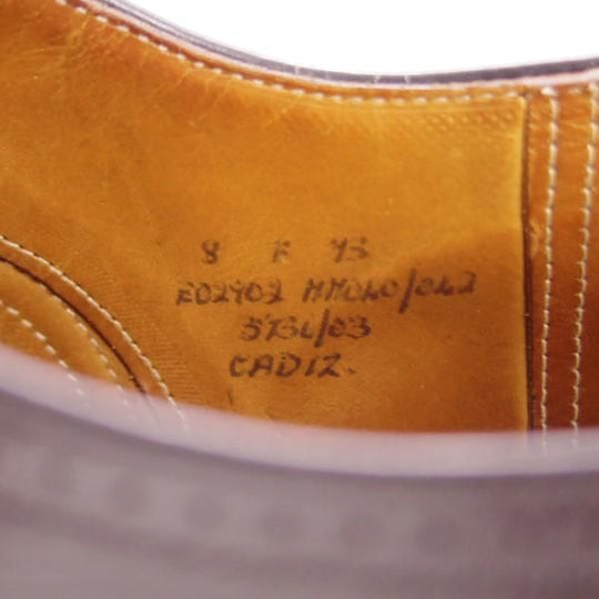 ★チャーチ 80F/UK8【73ラスト仕様★フルブローグ/CADIZ】カディス/カーフ/黒/メンズ/Church's★e233