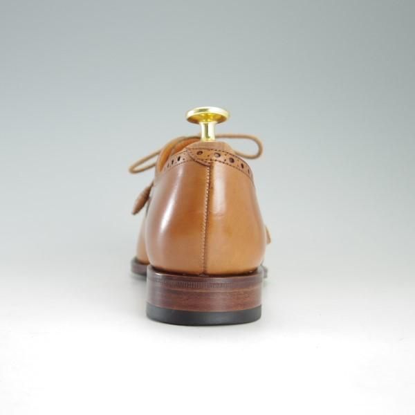 美品★(スペイン製)カルミナ(レディース) SIZE 5.5【定価￥59,400-★クォーターブローグ/1200】MADISONラスト/カーフ/茶/CARMINA★e234