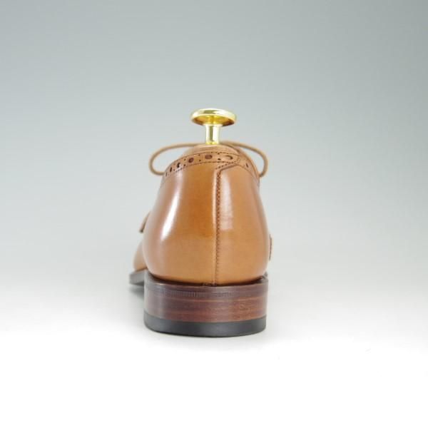 美品★(スペイン製)カルミナ(レディース) SIZE 5.5【定価￥59,400-★クォーターブローグ/1200】MADISONラスト/カーフ/茶/CARMINA★e234