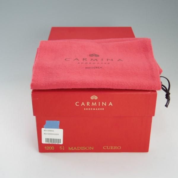 美品★(スペイン製)カルミナ(レディース) SIZE 5.5【定価￥59,400-★クォーターブローグ/1200】MADISONラスト/カーフ/茶/CARMINA★e234