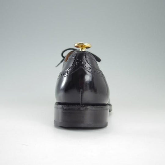 極上★チャーチ 80E/UK8【旧チャーチ★73ラスト/CHETWYND/チェットウィンド】3都市ロゴ/フルブローグ/カーフ/黒/メンズ/Church's★e235