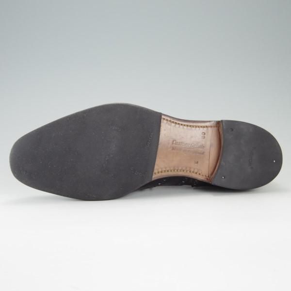 極上★チャーチ 80E/UK8【旧チャーチ★73ラスト/CHETWYND/チェットウィンド】3都市ロゴ/フルブローグ/カーフ/黒/メンズ/Church's★e235