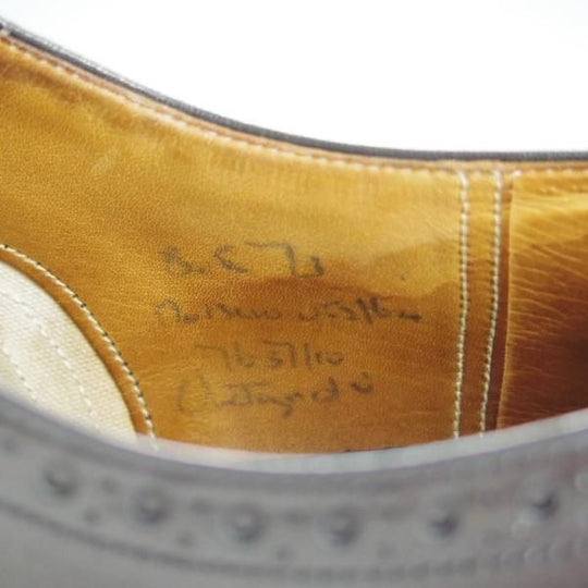 極上★チャーチ 80E/UK8【旧チャーチ★73ラスト/CHETWYND/チェットウィンド】3都市ロゴ/フルブローグ/カーフ/黒/メンズ/Church's★e235