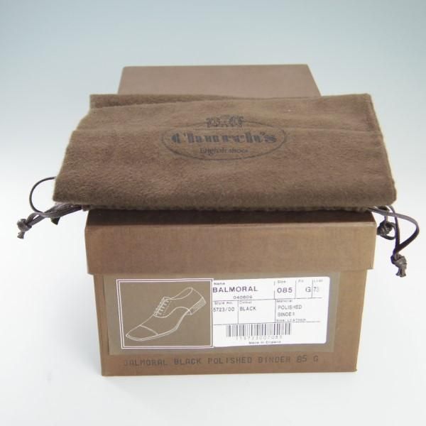 極上★チャーチ 85G/UK8.5【コンサル同仕様★73ラスト/ストレートチップ】ポリッシュドバインダーカーフ/メンズ/BALMORAL/Church's★e236