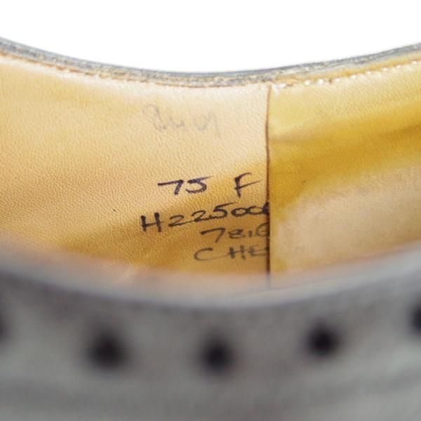 ★チャーチ 75F/UK7.5【定価￥95,040-★チェットウィンド/CHETWYND】173ラスト/4都市ロゴ/フルブローグ/カーフ/黒/メンズ/Church's★e237