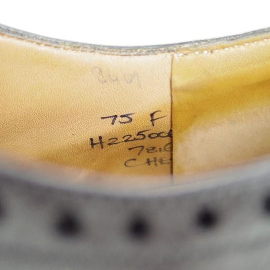 ★チャーチ 75F/UK7.5【定価￥95,040-★チェットウィンド/CHETWYND】173ラスト/4都市ロゴ/フルブローグ/カーフ/黒/メンズ/Church's★e237