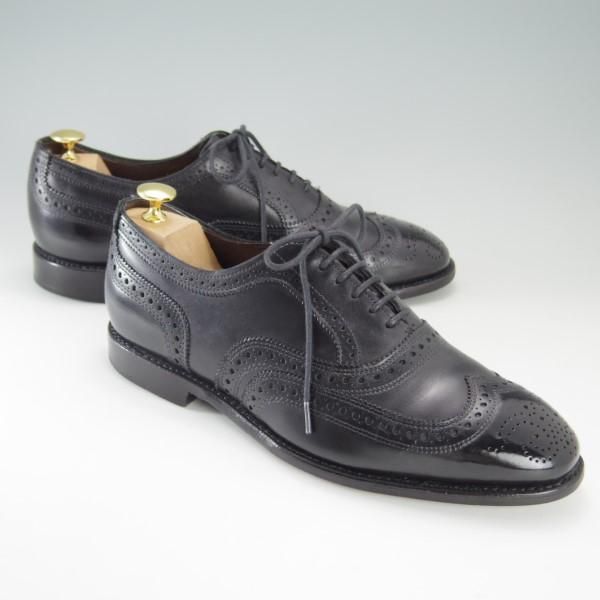 極上★(米)アレンエドモンズ 8EEE【上級★independence collection/フルブローグ】Jefferson/カーフ/黒/メンズ/ALLEN EDMONDS★e239