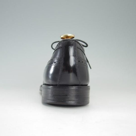 ★(英)グレンソン UK6.5程度【貴重★footmaster/フットマスター】8447-03/フルブローグ/カーフ/黒/メンズ/GRENSON★e240