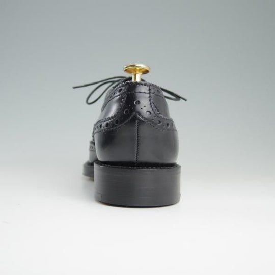 未使用★(英)グレンソン 6EF【貴重★footmaster/フットマスター】6446-01/フルブローグ/カーフ/黒/メンズ/GRENSON★e245